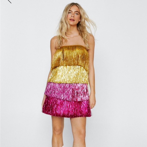 Nasty Gal Dresses Tinsel Dress Perfect For Taylor Swift The Eras Tour Poshmark
